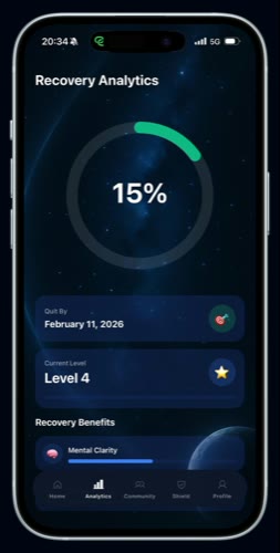 Reborn progress screen on iPhone